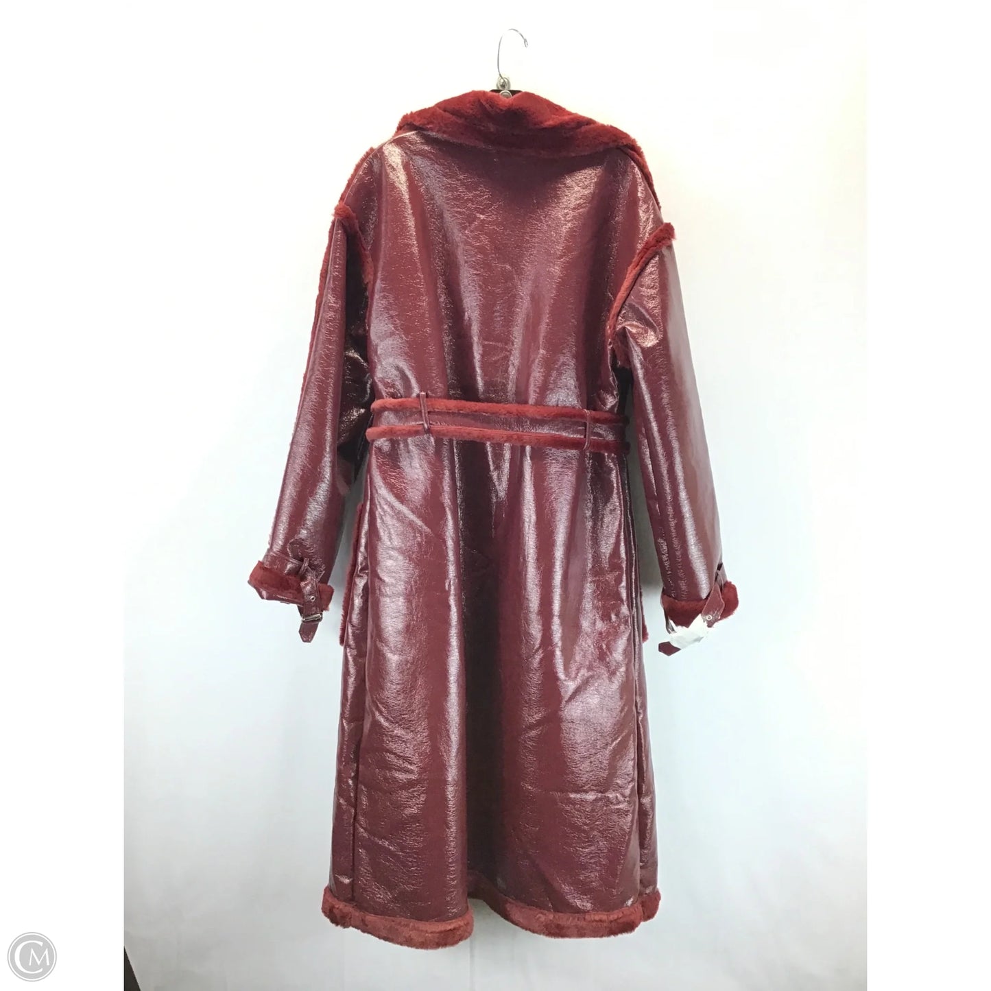 Coat Other By Pretty Little Thing In Maroon, Size: 8