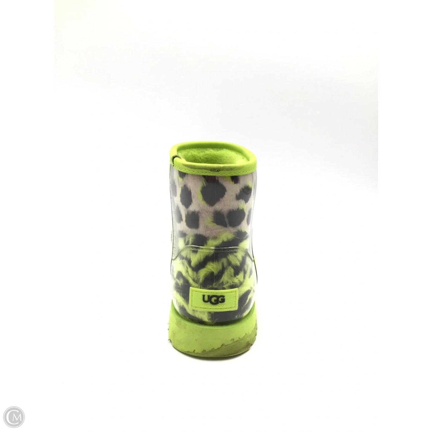 Boots Designer By Ugg In Black & Green, Size: 8