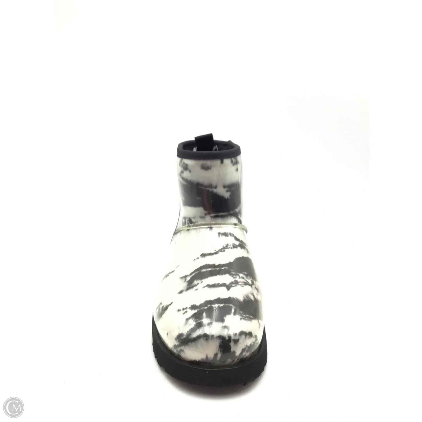 Boots Designer By Ugg In Black & White, Size: 9