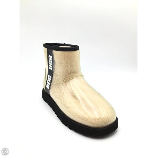 Boots Designer By Ugg In Black & Cream, Size: 9