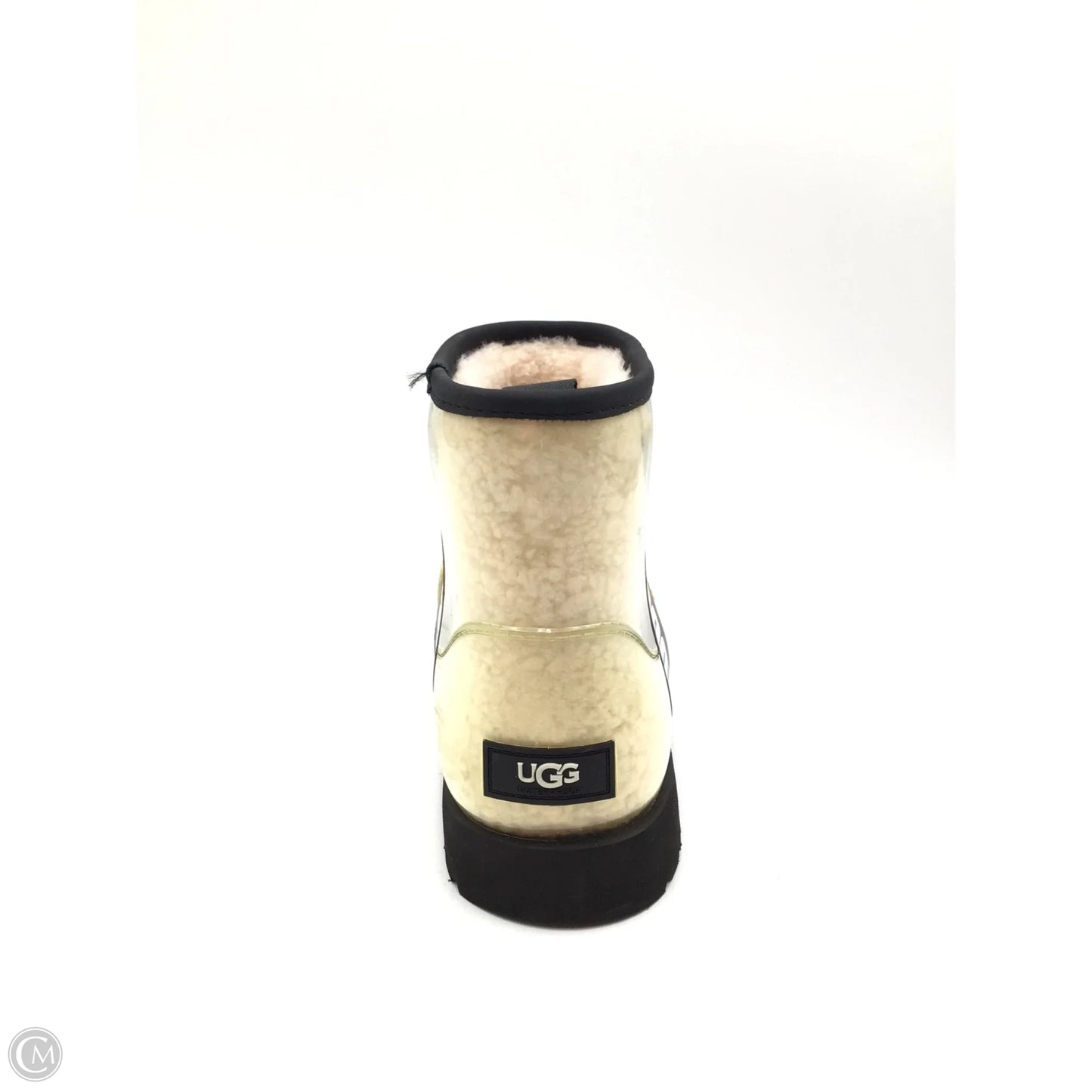 Boots Designer By Ugg In Black & Cream, Size: 9
