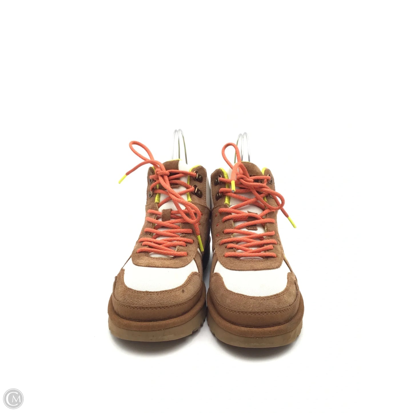 Boots Designer By Ugg In Orange & Tan, Size: 8.5