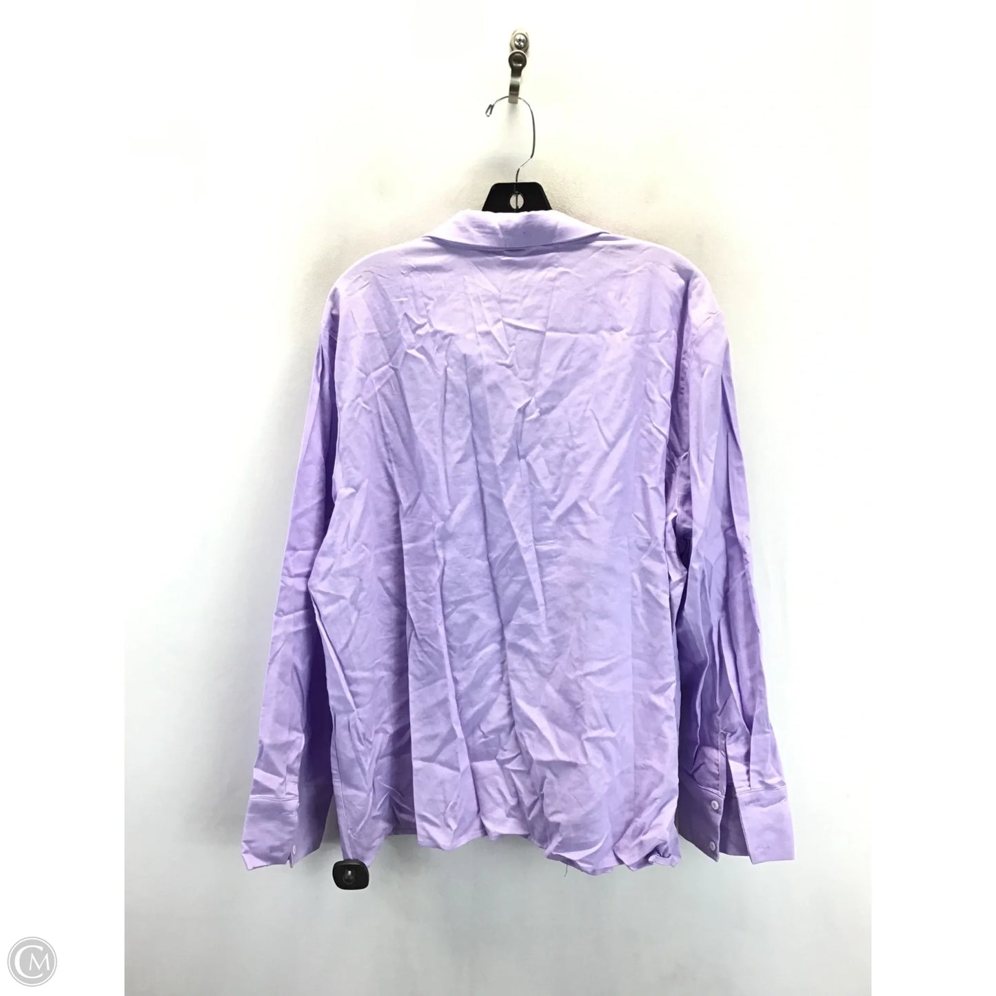 Top Long Sleeve By Clothes Mentor In Purple, Size: 2x
