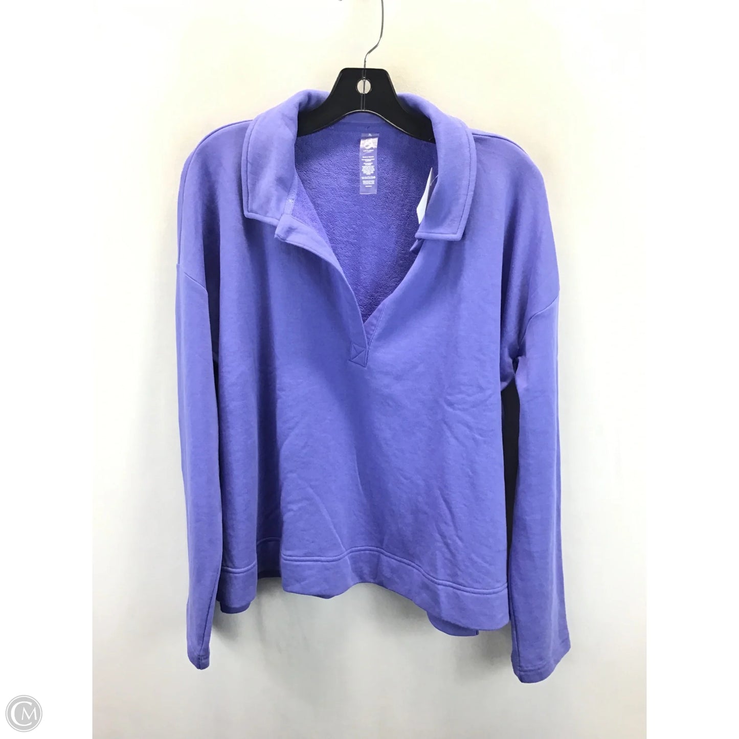 Top Long Sleeve By Lou And Grey In Blue, Size: Xl