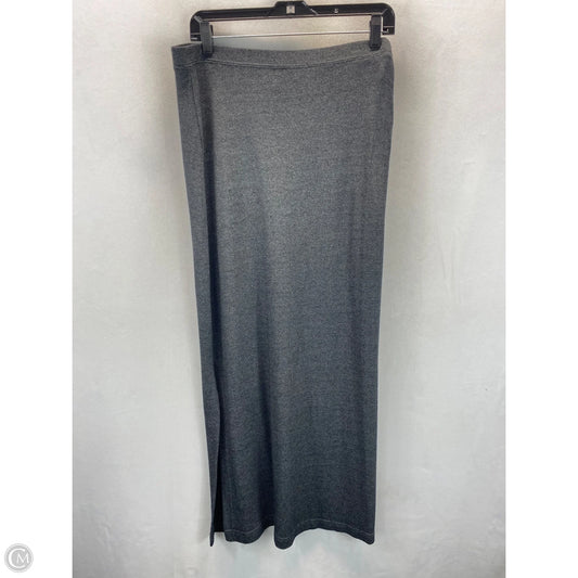 Skirt Maxi By Karen Kane In Grey, Size: M
