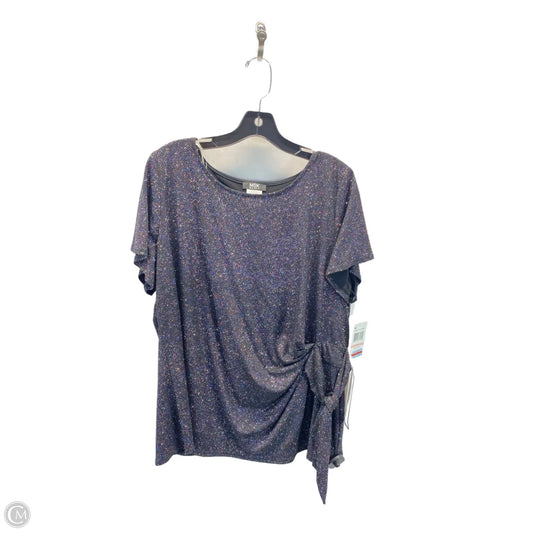 Top Short Sleeve By Msk In Black, Size: 2x