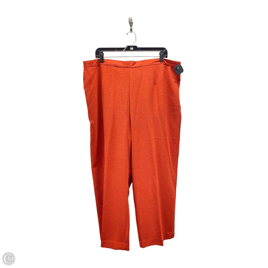 Pants Dress By Alfred Dunner In Orange, Size: 22