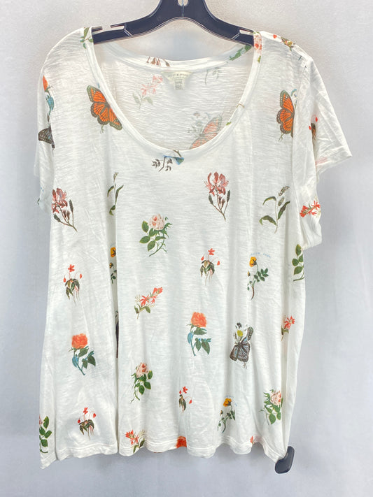 Top Short Sleeve Basic By Lucky Brand  Size: 2x
