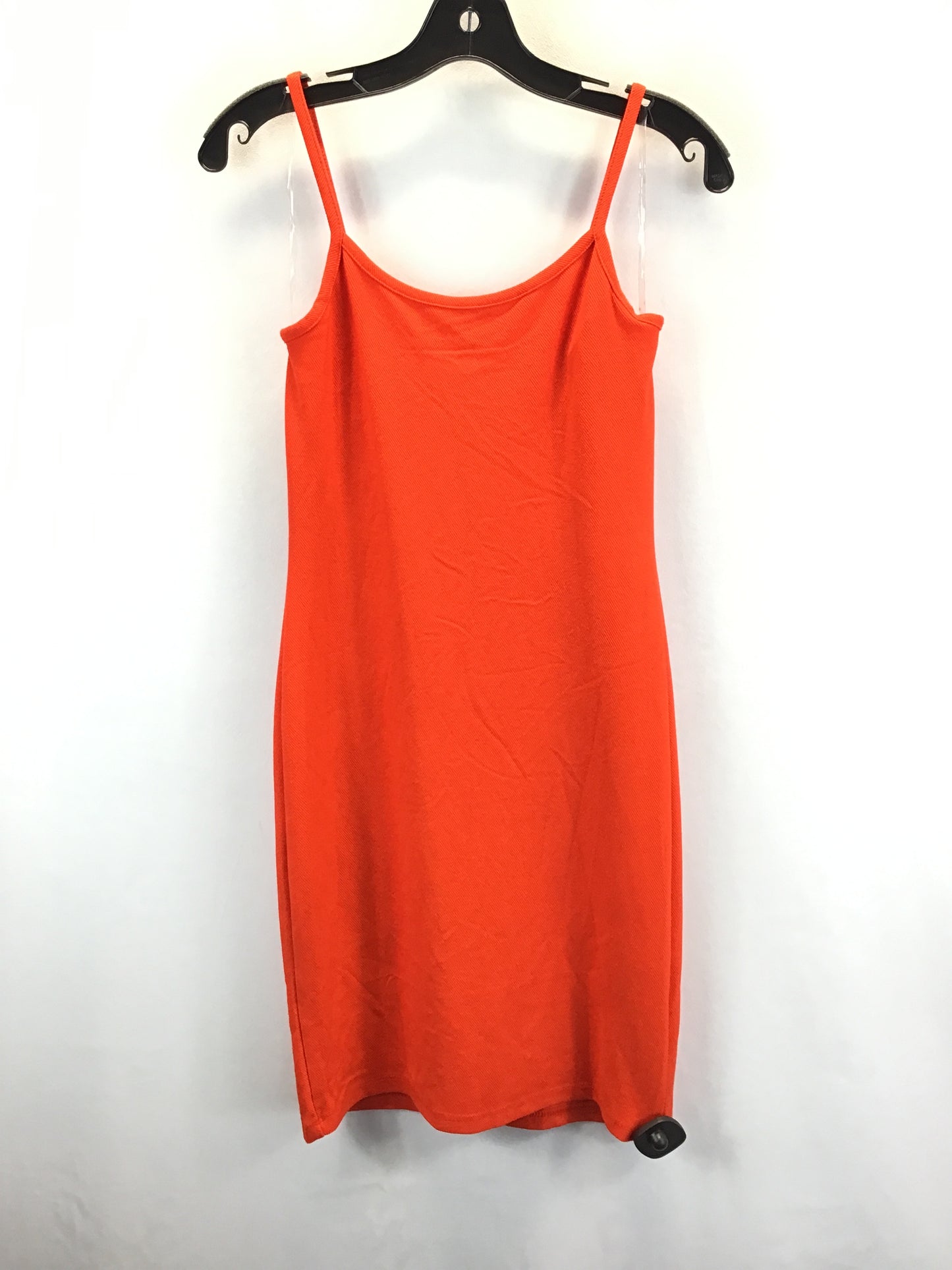 Orange Dress Casual Short Fashion Nova, Size L