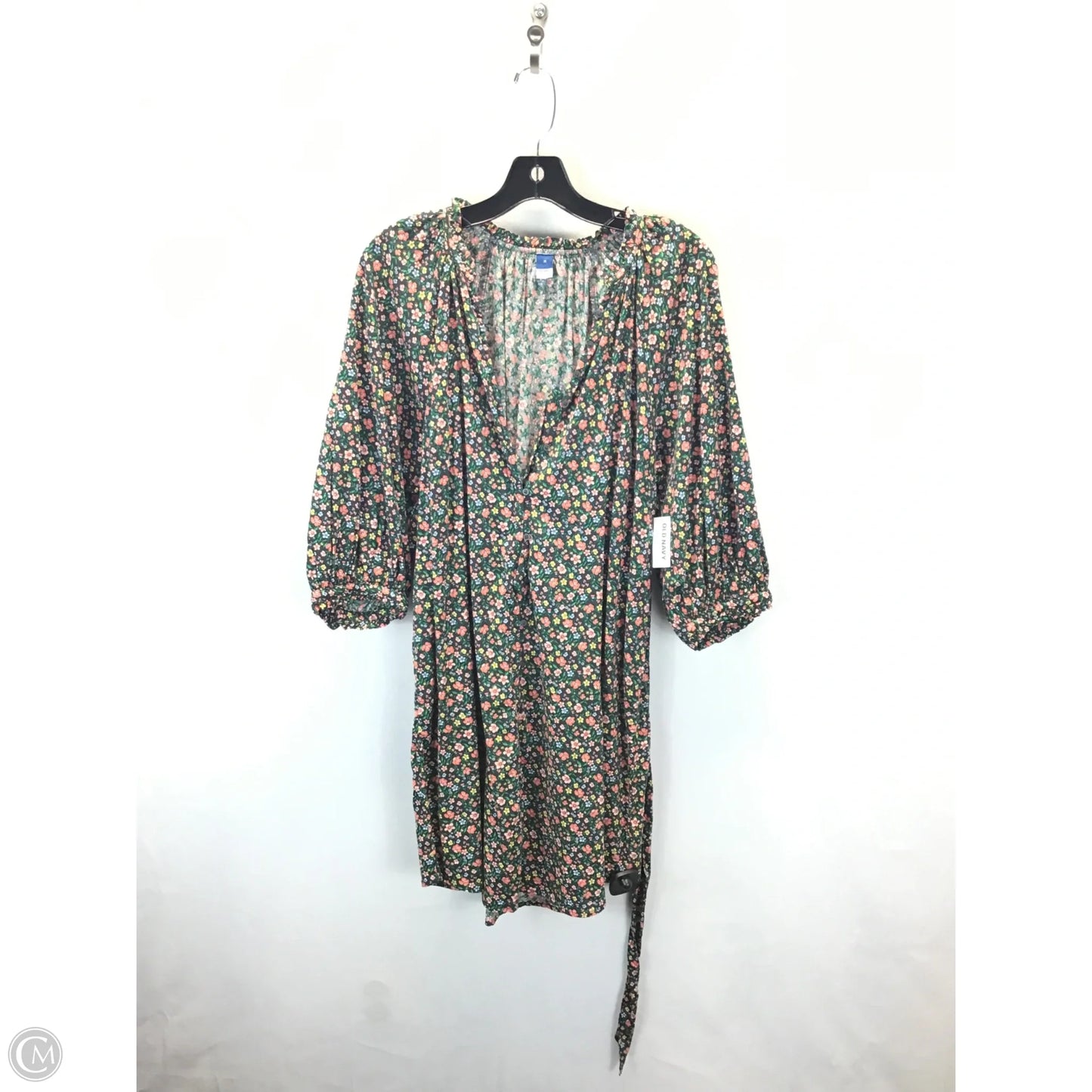 Dress Casual Midi By Old Navy In Floral Print, Size: M