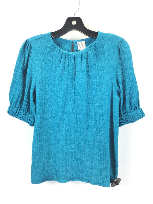 Teal Top Short Sleeve Worthington, Size Xs