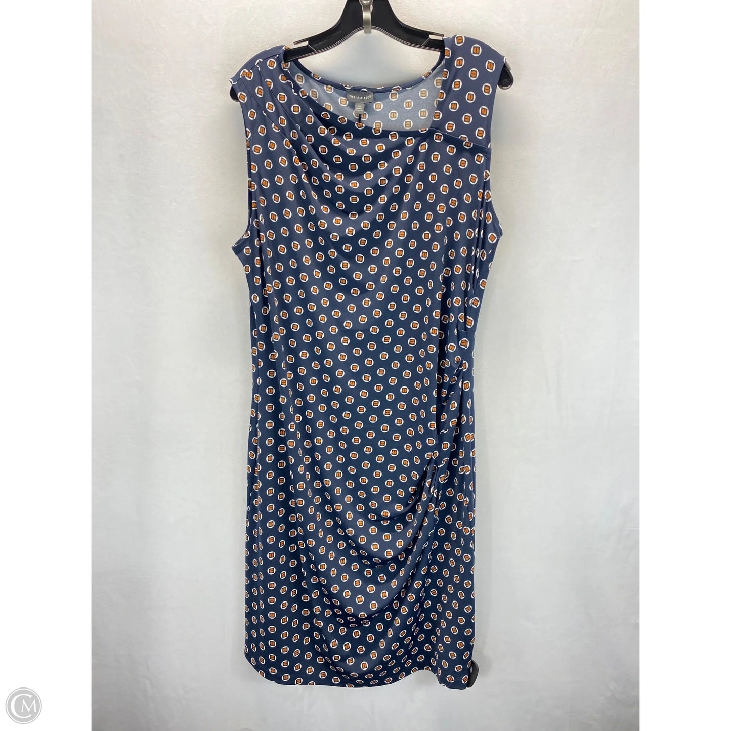 Dress Casual Midi By Limited In Blue, Size: Xl
