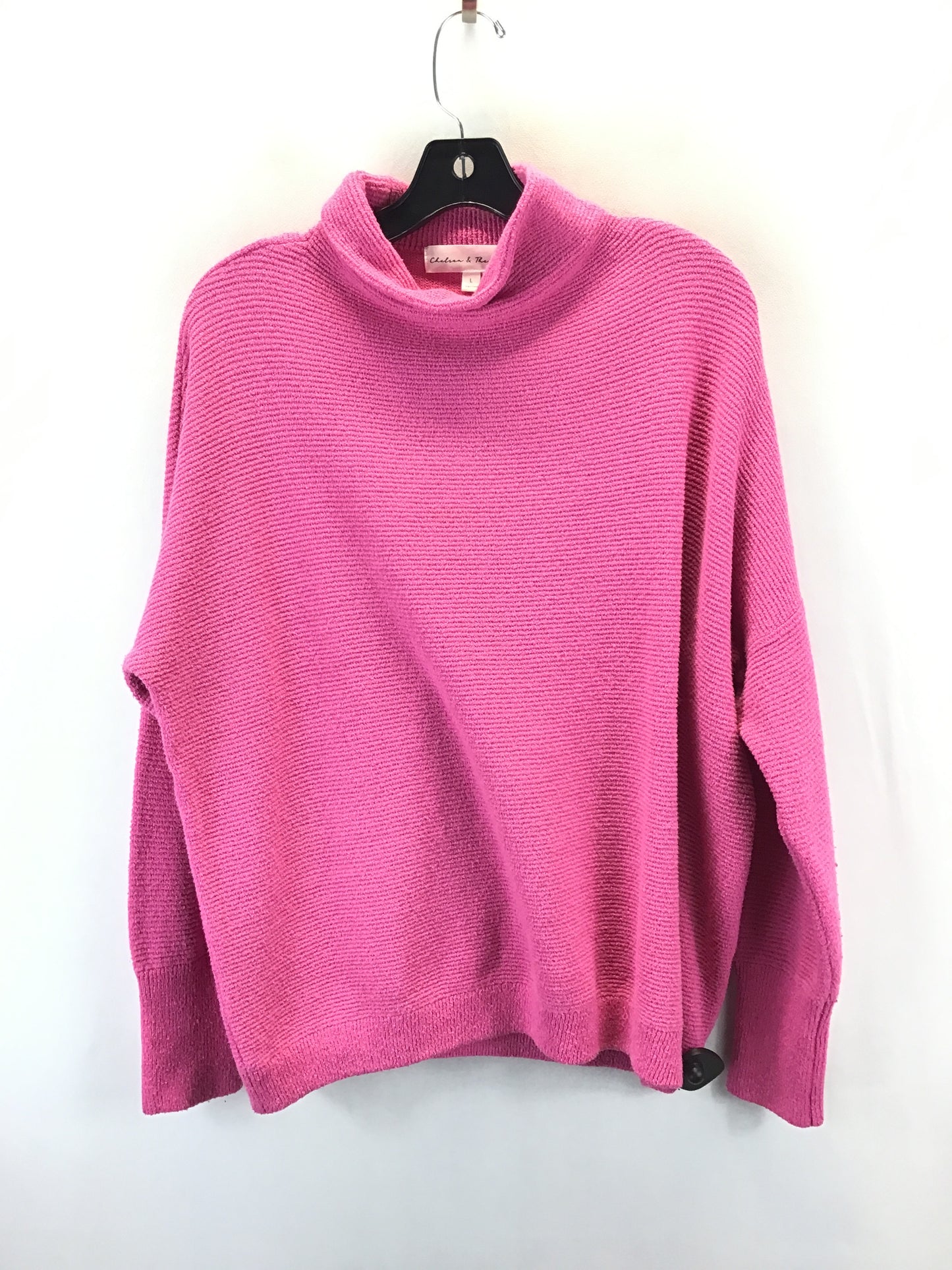 Sweater By Clothes Mentor In Pink, Size: L