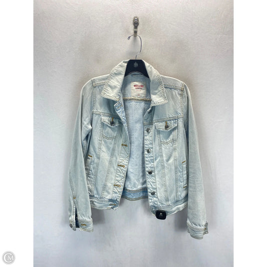 Jacket Denim By Mossimo In Blue, Size: S