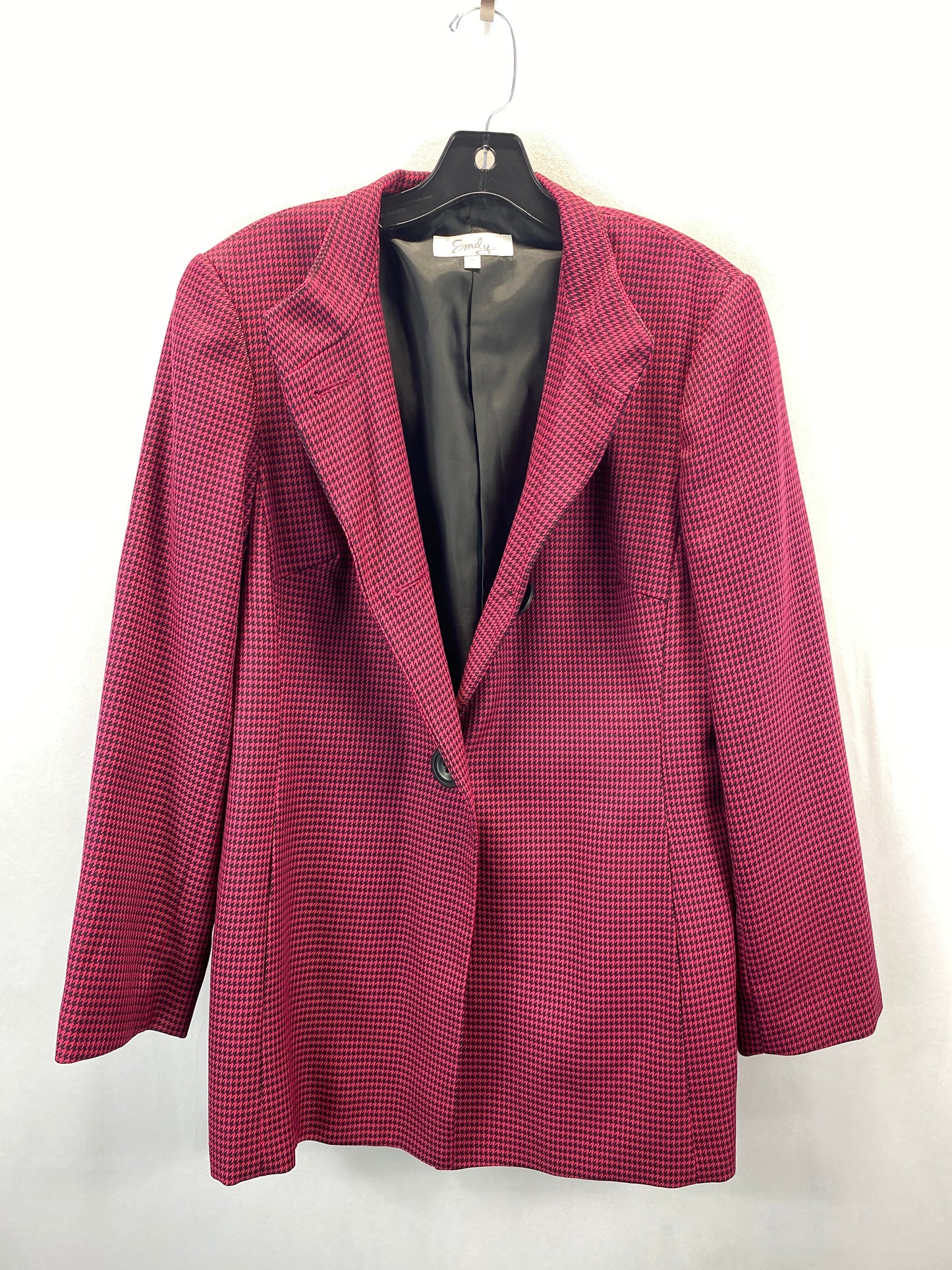 Blazer By Clothes Mentor In Red, Size: 14