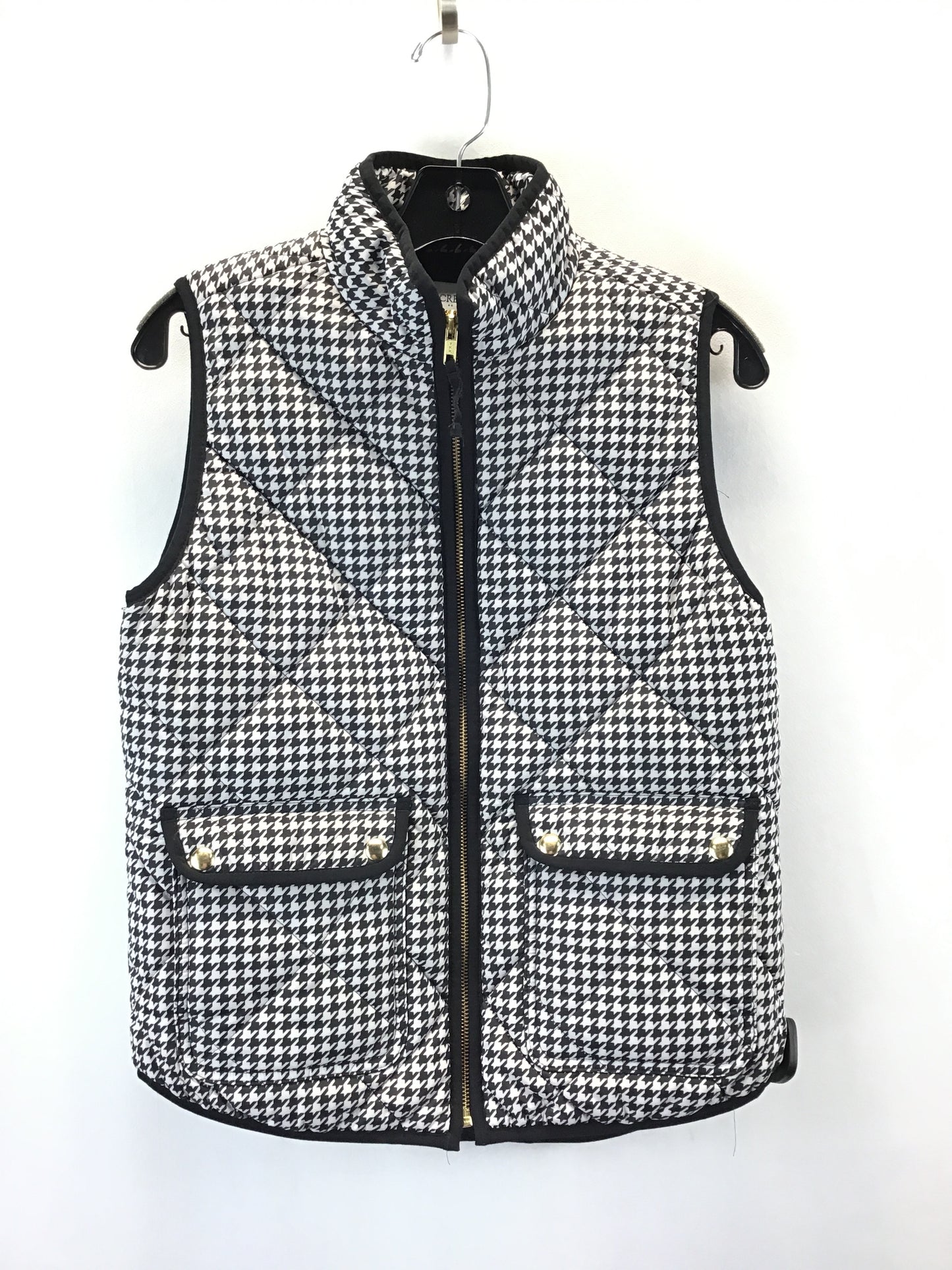 Vest Other By J. Crew In Black & White, Size: S