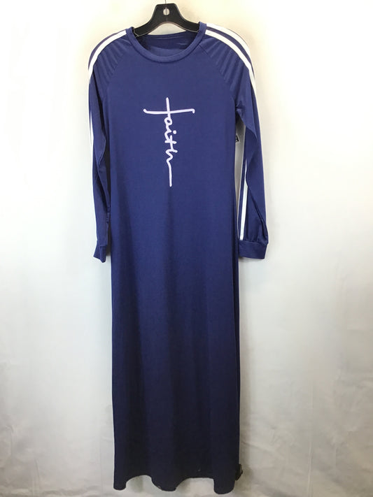 Dress Casual Maxi By Clothes Mentor In Blue, Size: M