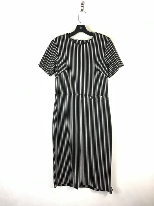 Dress Casual Midi By Banana Republic In Black, Size: 10