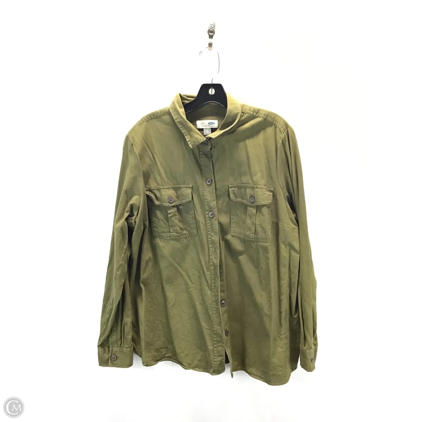 Top Long Sleeve By Old Navy In Green, Size: Xl