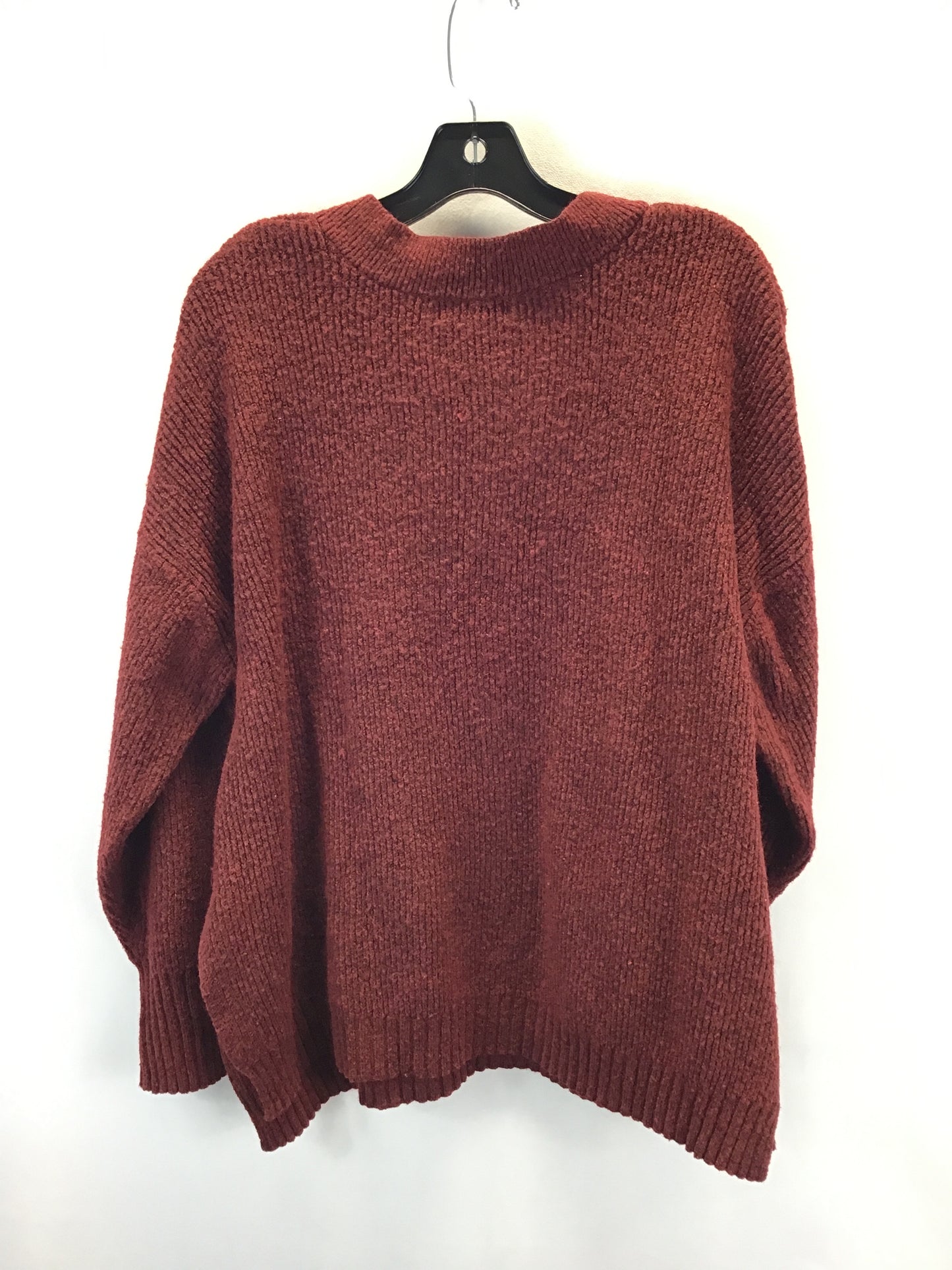 Sweater By Free Assembly In Red, Size: Xxl