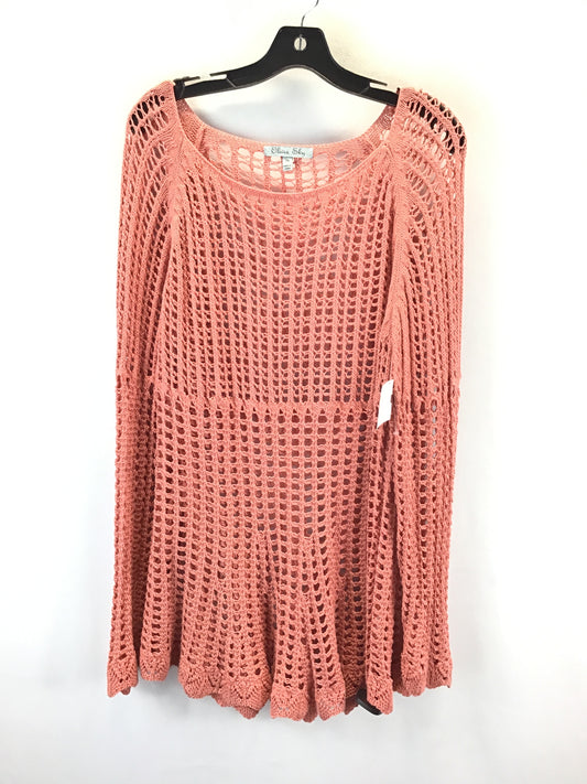 Sweater By Olivia Sky In Pink, Size: 2x