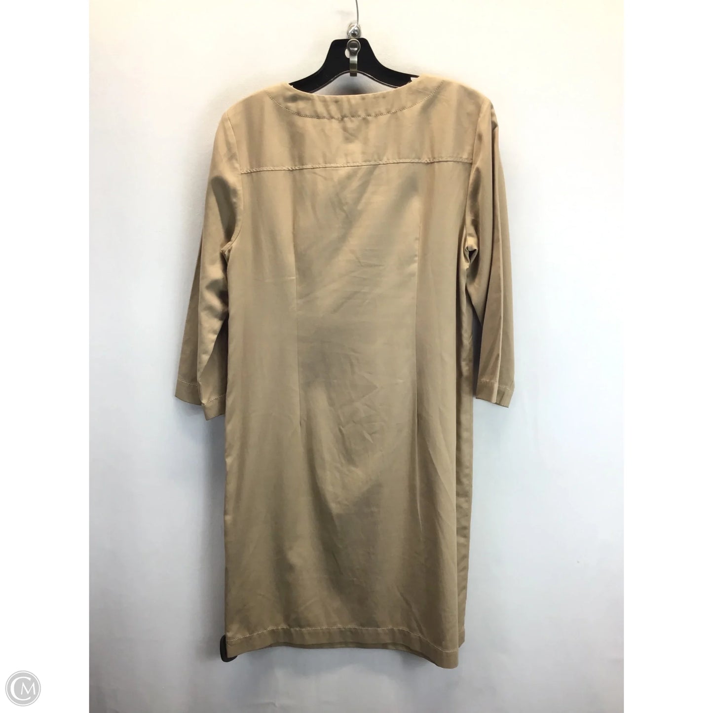 Dress Casual Midi By Talbots In Tan, Size: 8