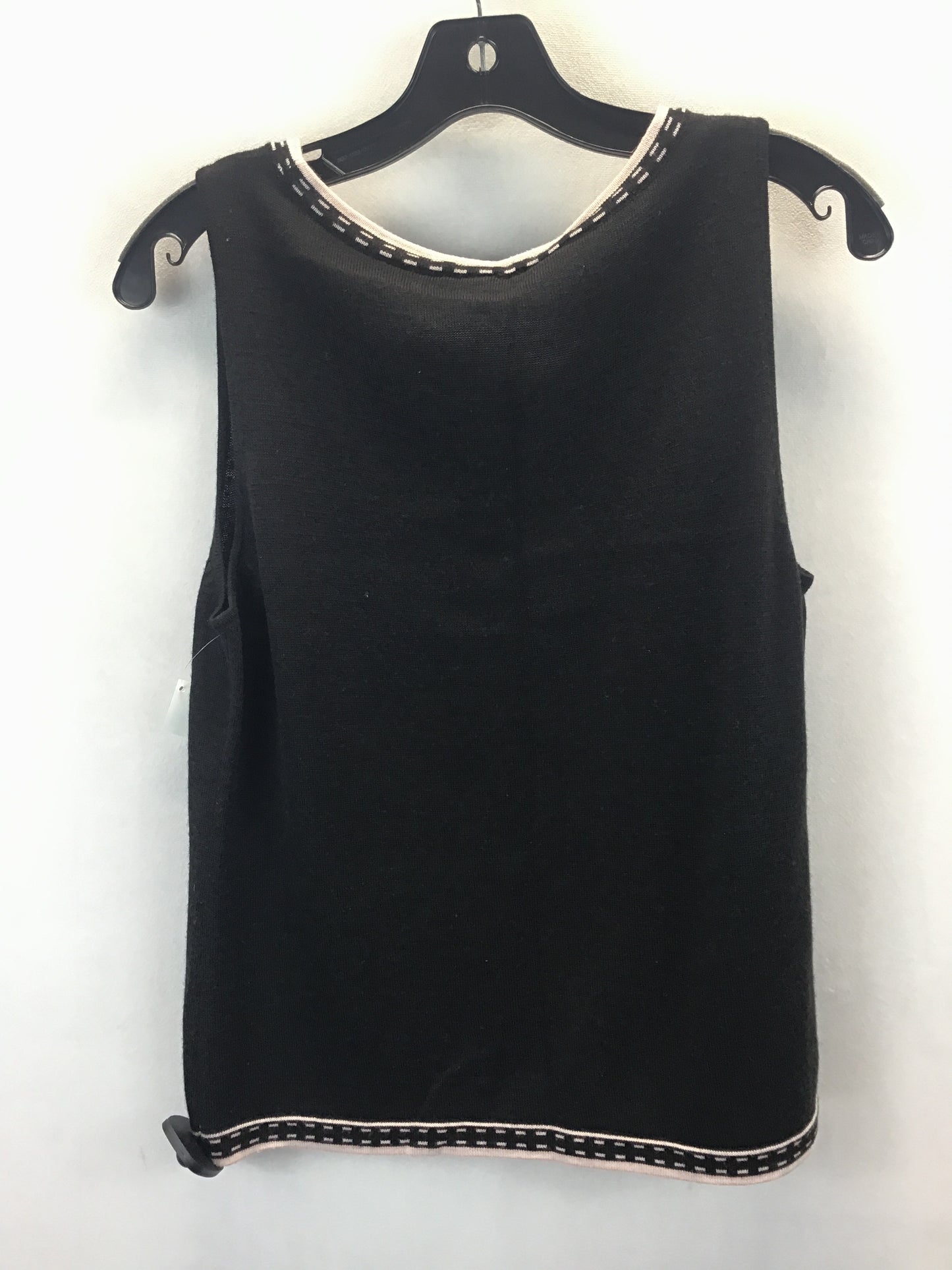 Top Sleeveless By Tahari By Arthur Levine In Black