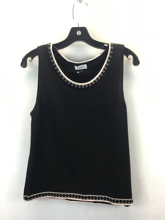 Top Sleeveless By Tahari By Arthur Levine In Black