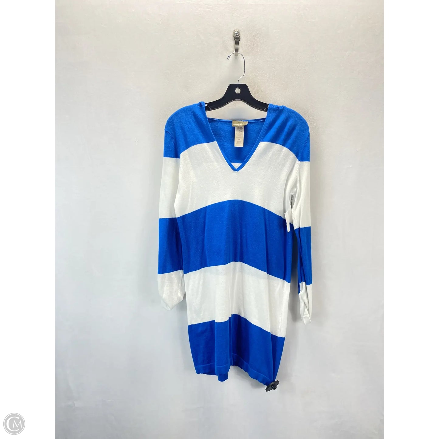 Sweater By Tommy Bahama In Blue & White, Size: M