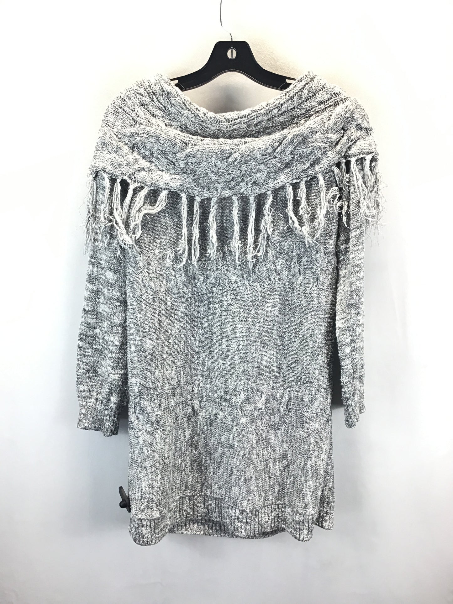 Sweater By International Concepts In Grey & Silver, Size: Xxl