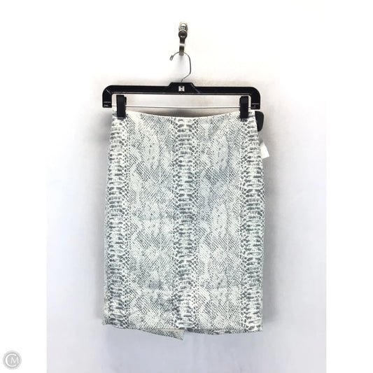 Skirt Midi By Ann Taylor In Snakeskin Print, Size: 0p