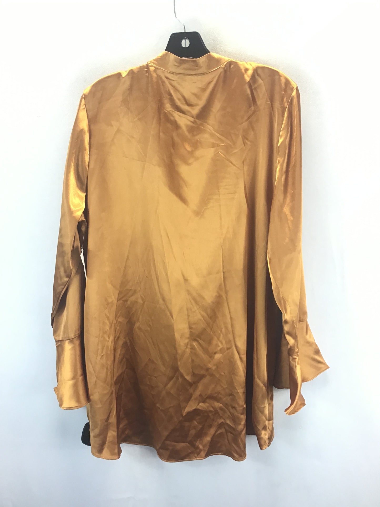 Top Long Sleeve By Clothes Mentor In Bronze, Size: Xl