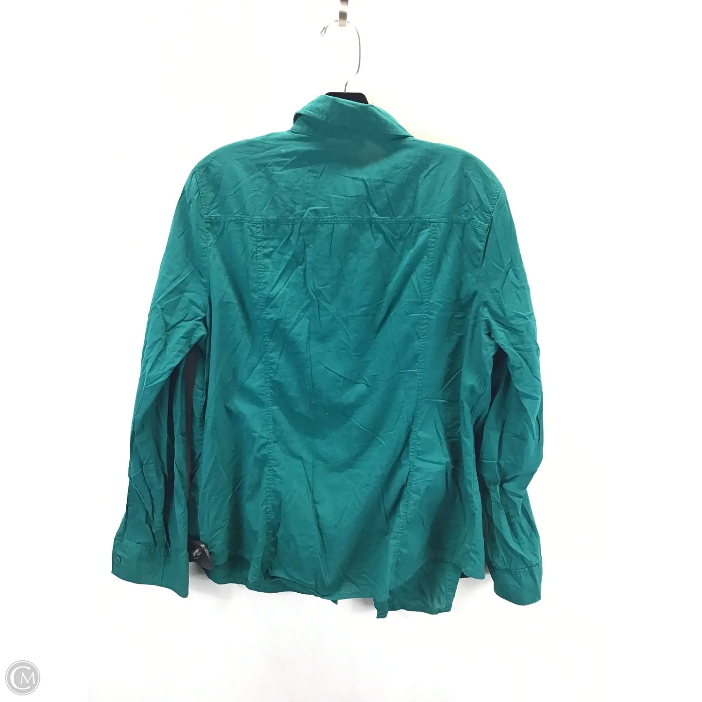Top Long Sleeve By Michael By Michael Kors In Green, Size: Xl