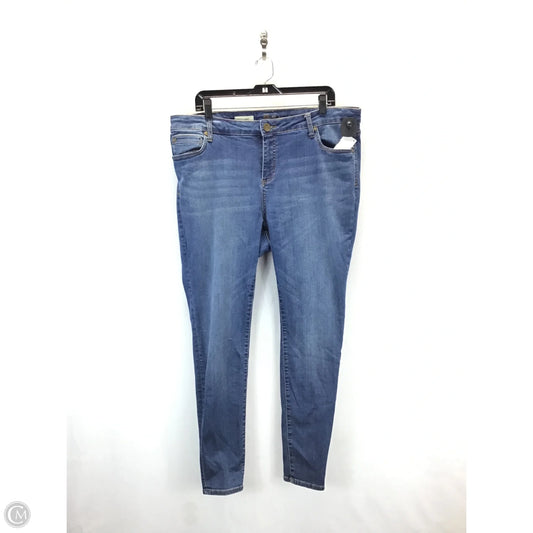 Jeans Skinny By Kut In Blue, Size: 18