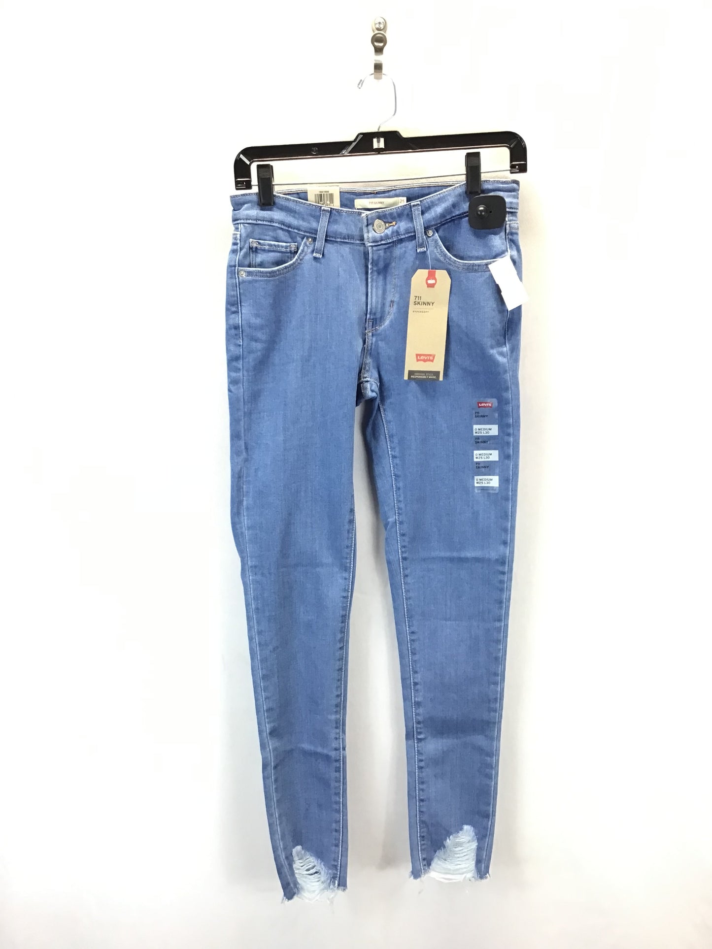 Jeans Skinny By Levis In Blue, Size: 2