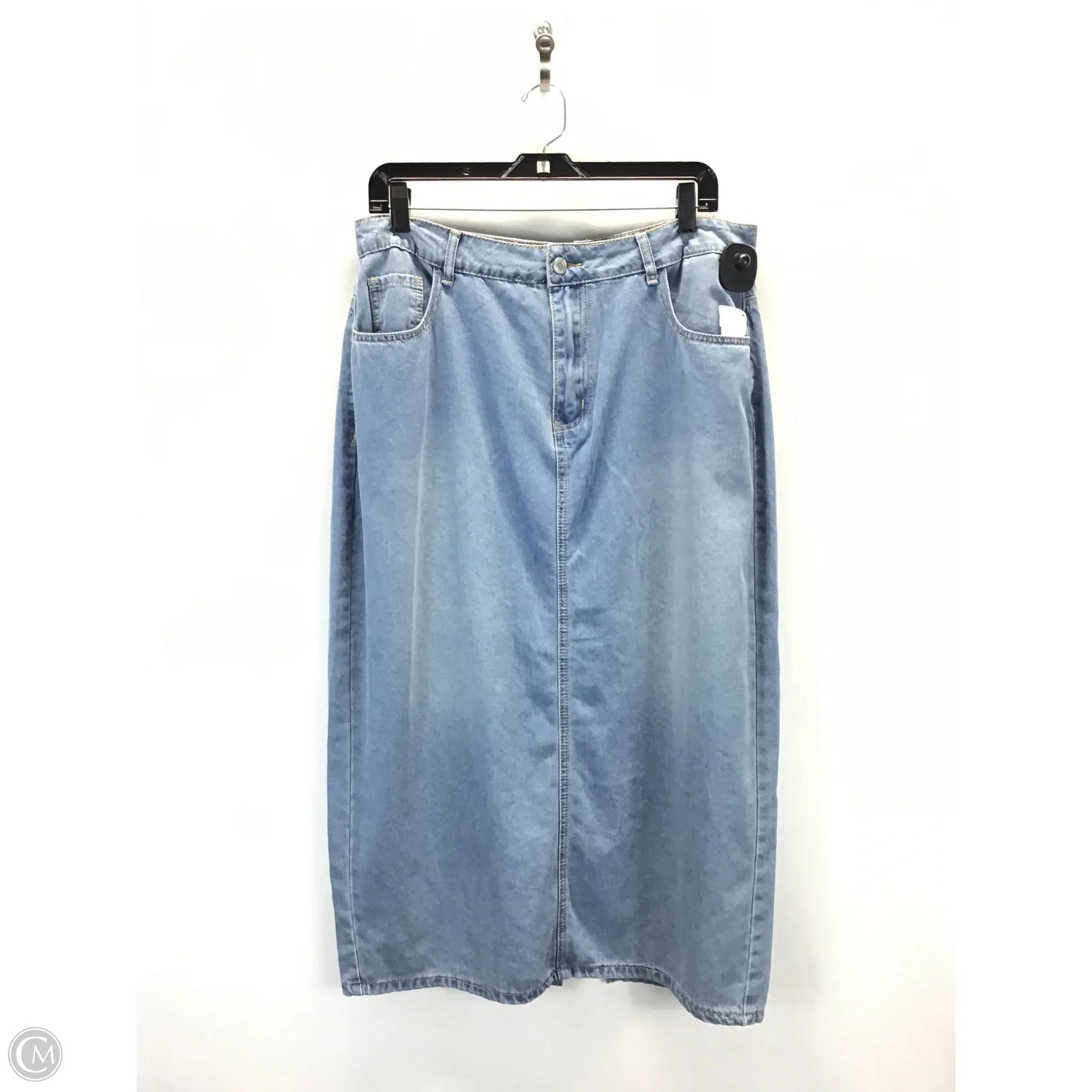 Skirt Maxi By Shein In Blue, Size: 1x