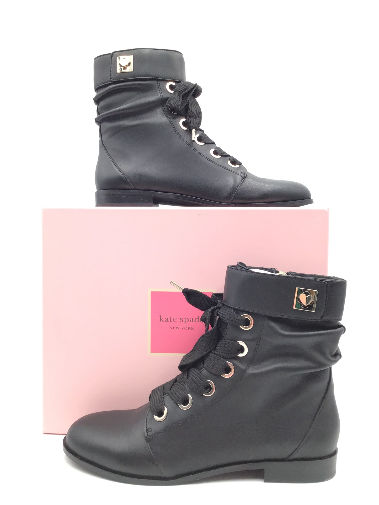 Boots Designer By Kate Spade In Black, Size: 9.5