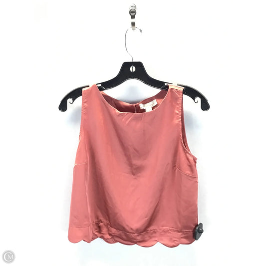 Top Sleeveless By Clothes Mentor In Orange, Size: M