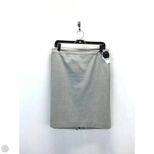 Skirt Midi By Loft In Grey, Size: 10