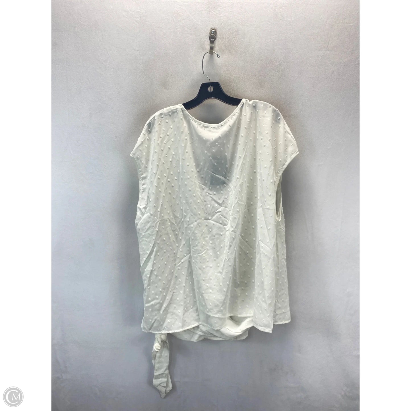 Top Sleeveless By Shein In White, Size: 24