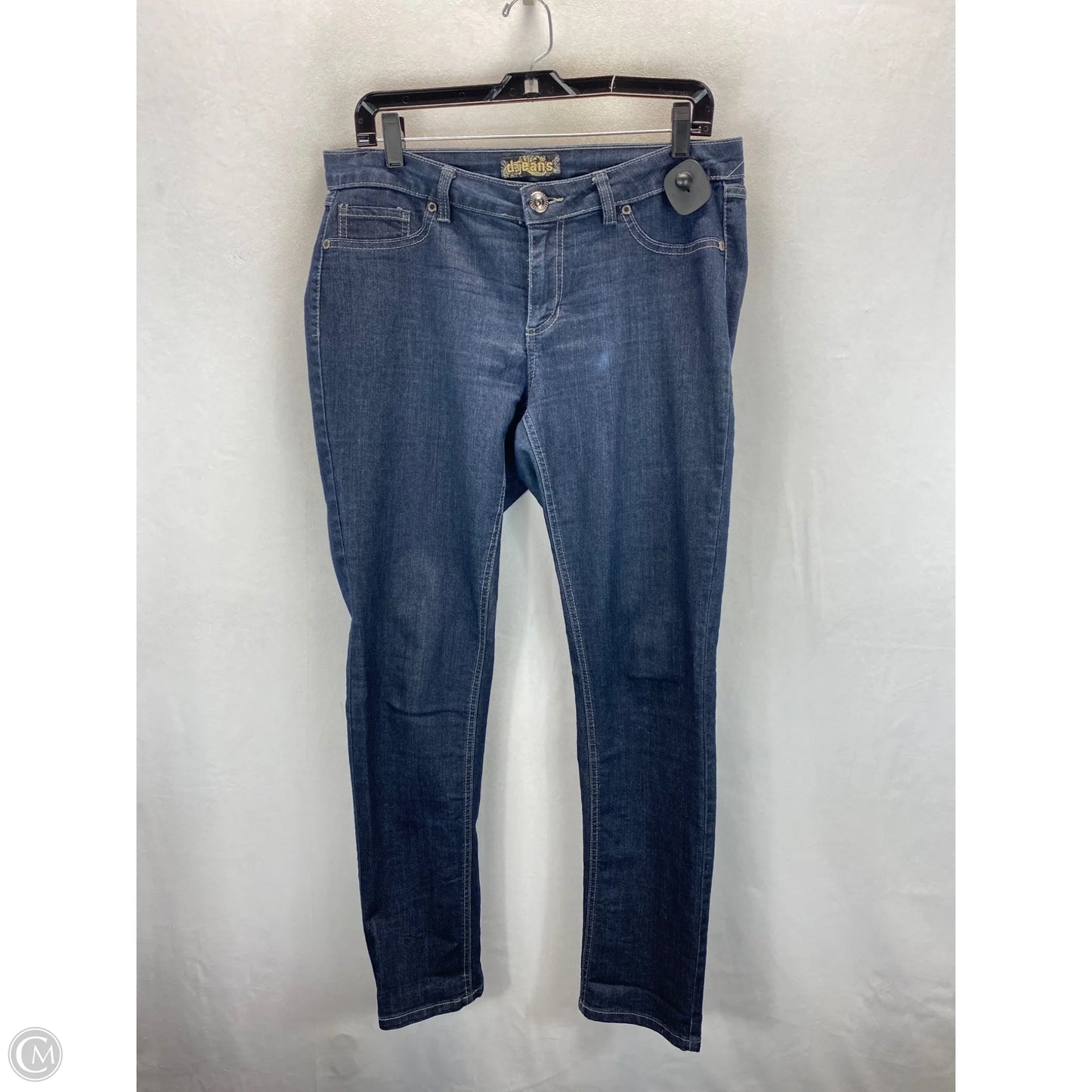 Jeans Straight By D Jeans In Blue, Size: 12