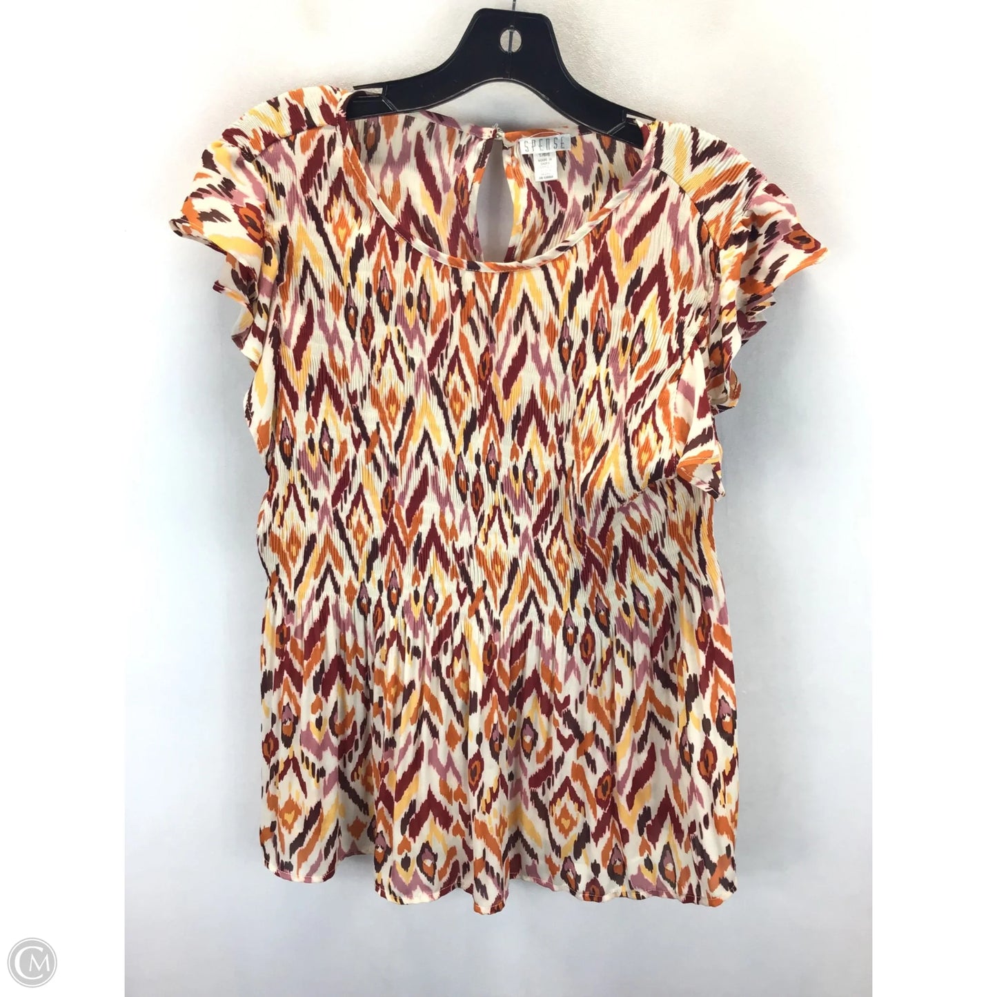 Top Sleeveless By Spense In Multi-colored, Size: L