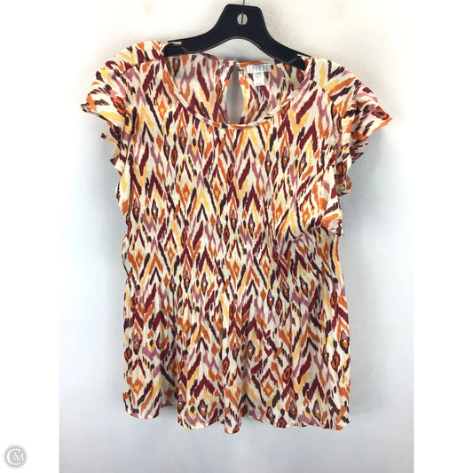 Top Sleeveless By Spense In Multi-colored, Size: L