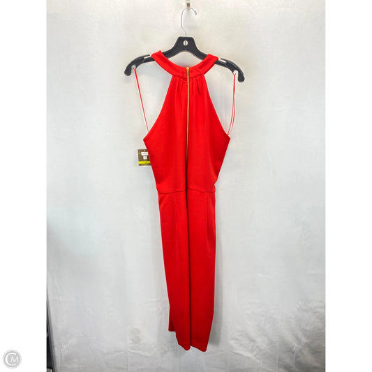 Dress Casual Midi By Taylor In Red, Size: 14
