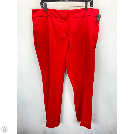 Pants Dress By New York And Co In Red, Size: 16