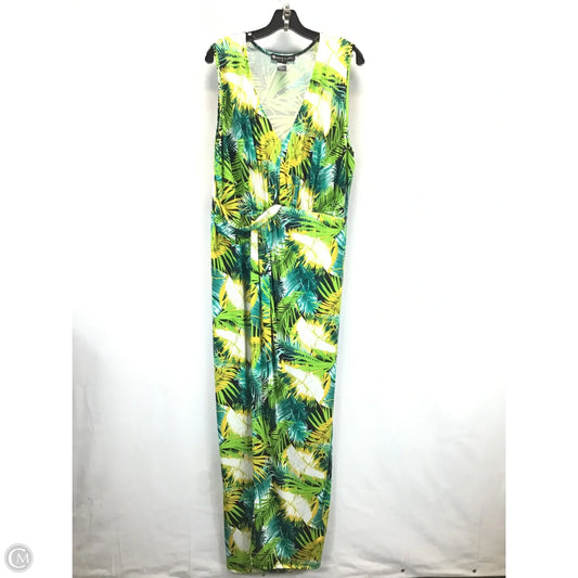 Dress Casual Maxi By Fashion To Figure In Green, Size: 3x