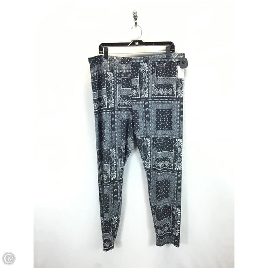 Pants Other By Shein In Black & White, Size: 3x