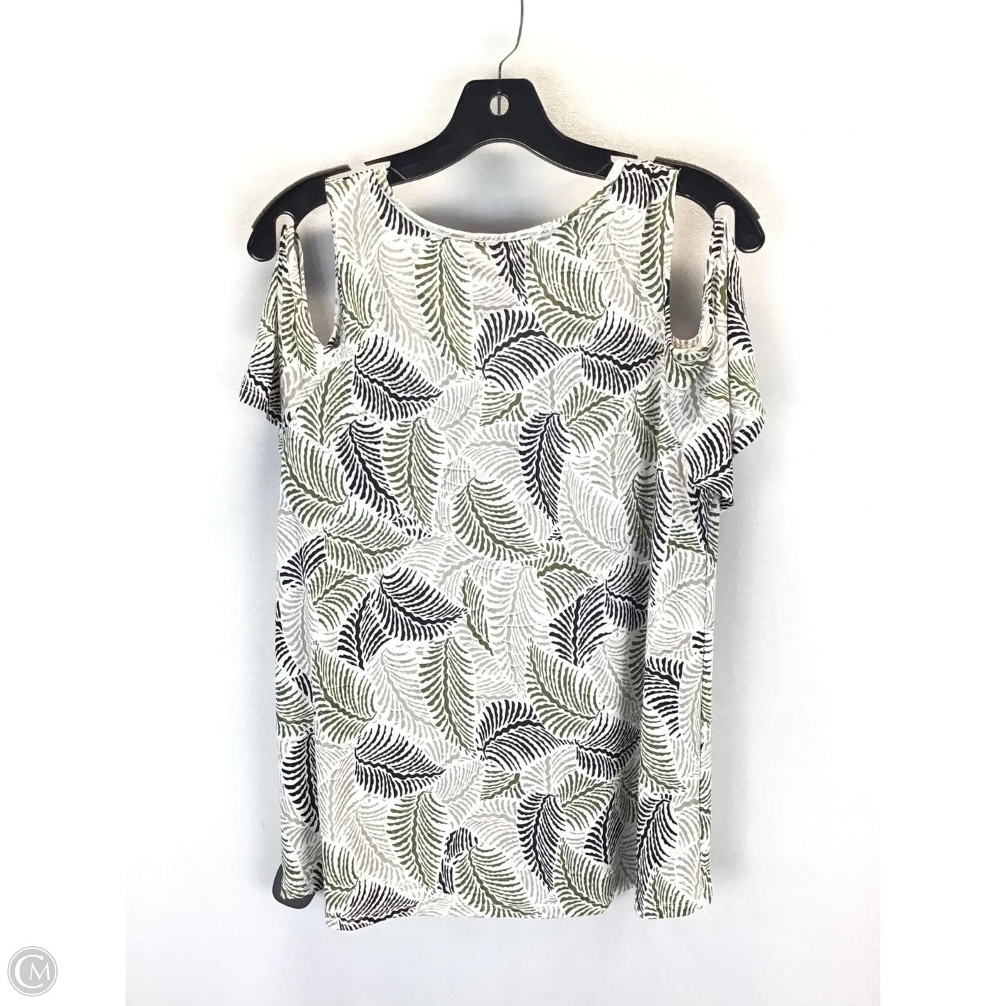 Top Short Sleeve By Sjs In Multi-colored, Size: L