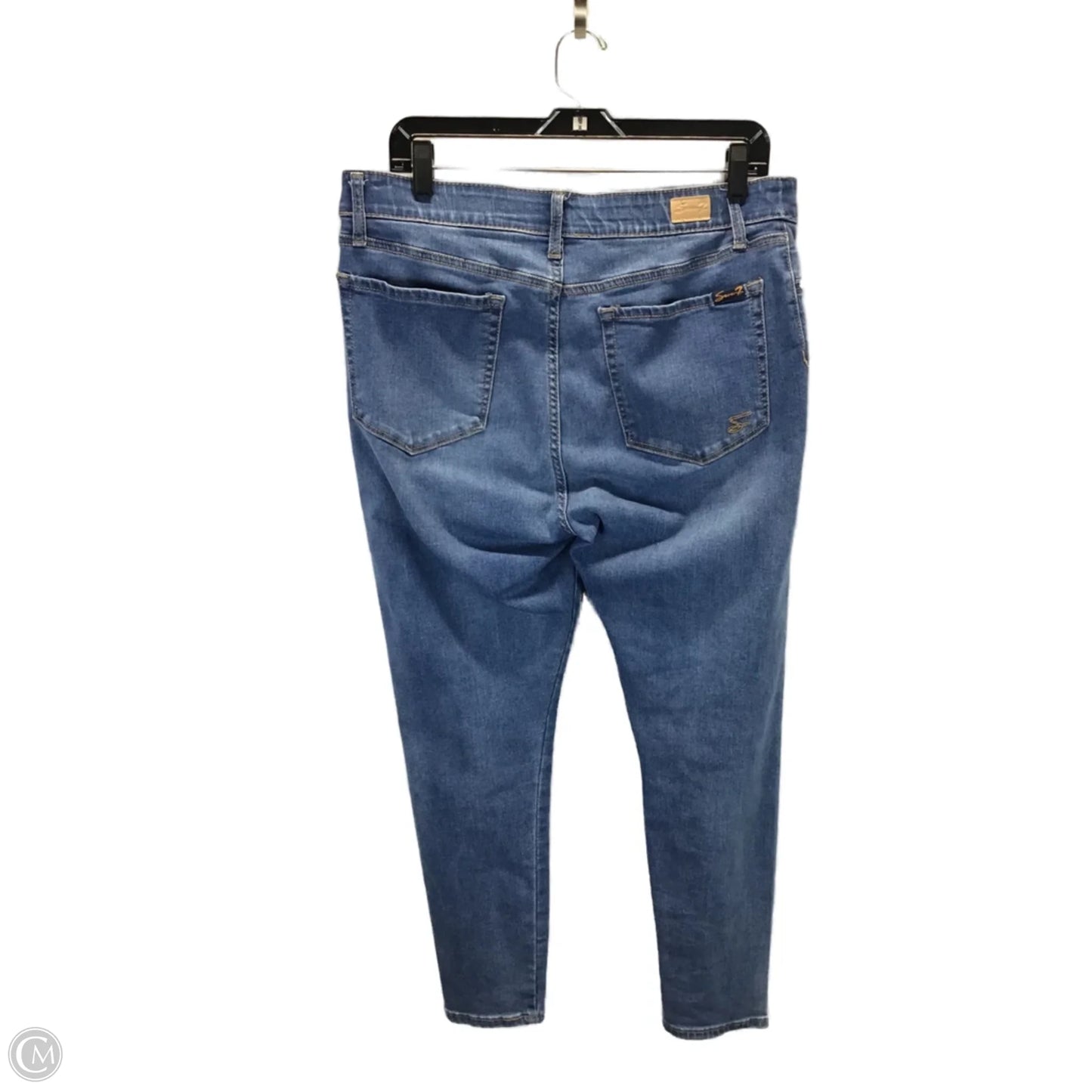 Jeans Skinny By Seven 7 In Blue, Size: L