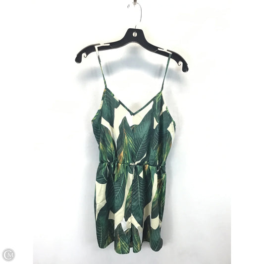 Romper By Shein In Green, Size: M
